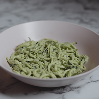 Pasta al pesto con pistacho 